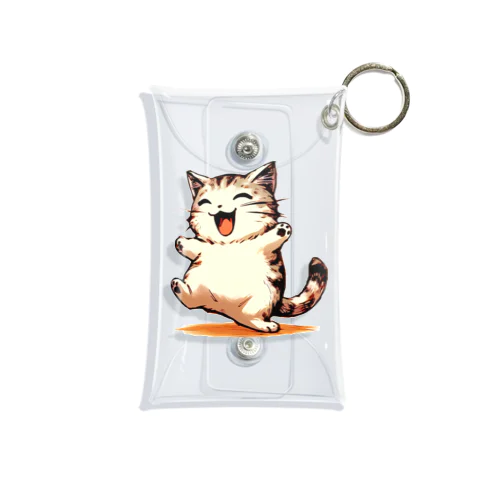 AI天風猫(笑顔1) Mini Clear Multipurpose Case