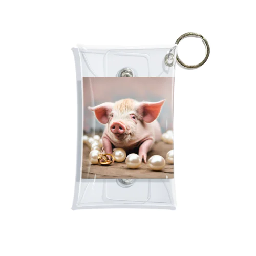 豚に真珠 Mini Clear Multipurpose Case