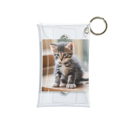 可愛い子猫 Mini Clear Multipurpose Case