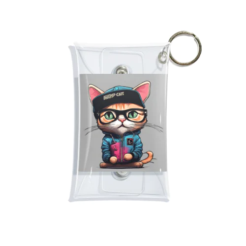 ヒップホップ猫 Mini Clear Multipurpose Case