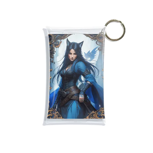 「狐魔女の蒼き炎」 ： "The Azure Flames of the Fox Witch" Mini Clear Multipurpose Case