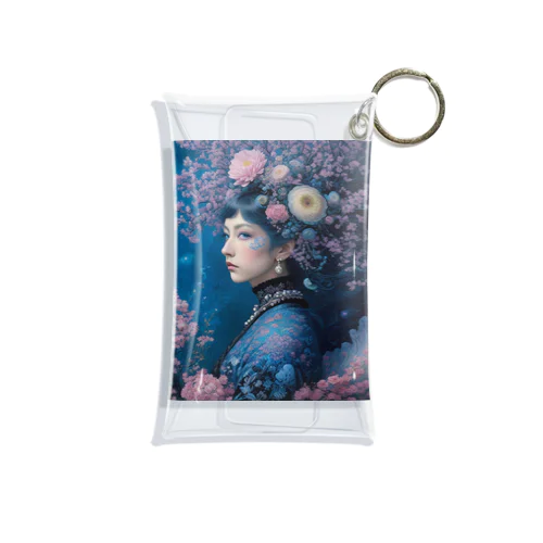 「夜桜の幻想：桜の精霊」 - "Night Sakura Fantasia: Spirit of the Cherry Blossom" Mini Clear Multipurpose Case