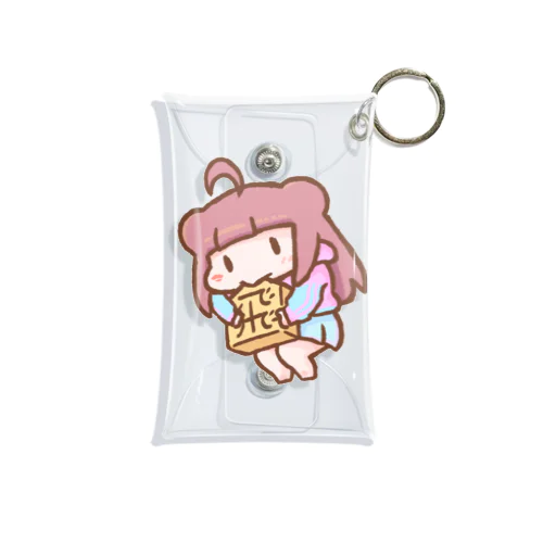 飛車をぱくつく綾ちゃん Mini Clear Multipurpose Case