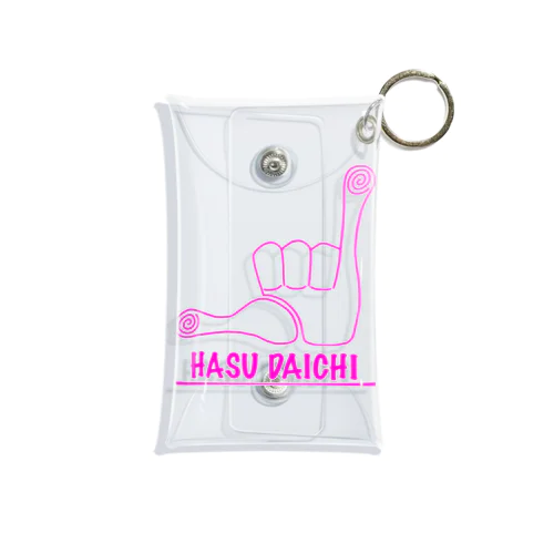 hasudaichi H&S Pink Mini Clear Multipurpose Case