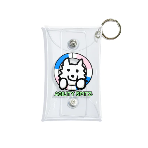 AGILITY SPITZ「タイヤからこんにちは！」 Mini Clear Multipurpose Case