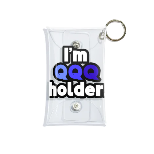 I'm QQQ holder. ミニクリアマルチケース