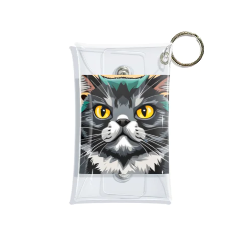 イケてる猫 Mini Clear Multipurpose Case