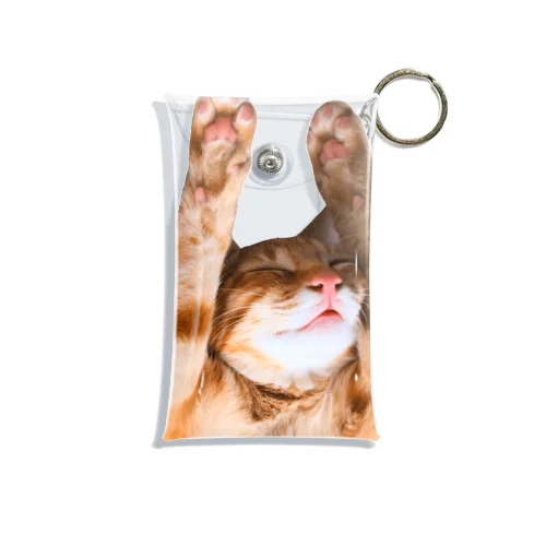 バンザイねこ Mini Clear Multipurpose Case