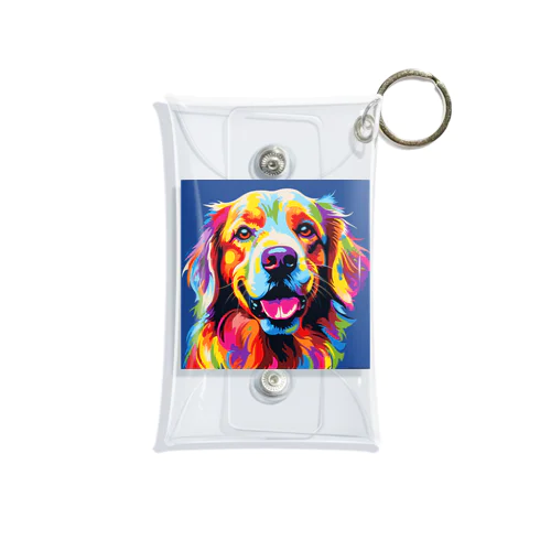 Rainbow dog Mini Clear Multipurpose Case