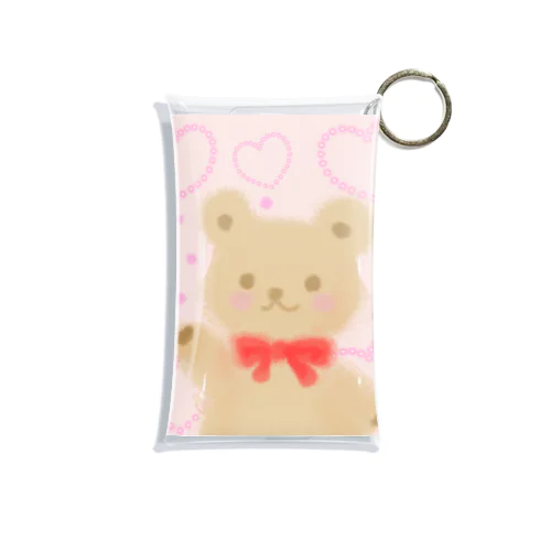 ほんわかテディベア Mini Clear Multipurpose Case