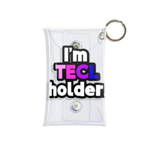 I'm TECL holder. ミニクリアマルチケース