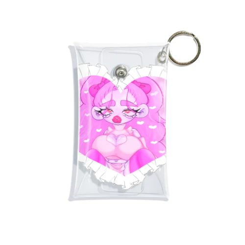 「SAH_Pink-Girl♡」 Mini Clear Multipurpose Case