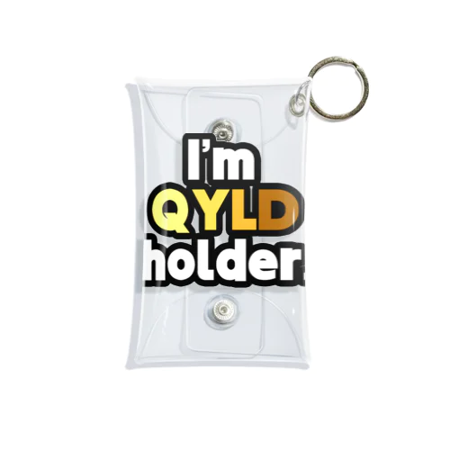 I'm QYLD holder. ミニクリアマルチケース
