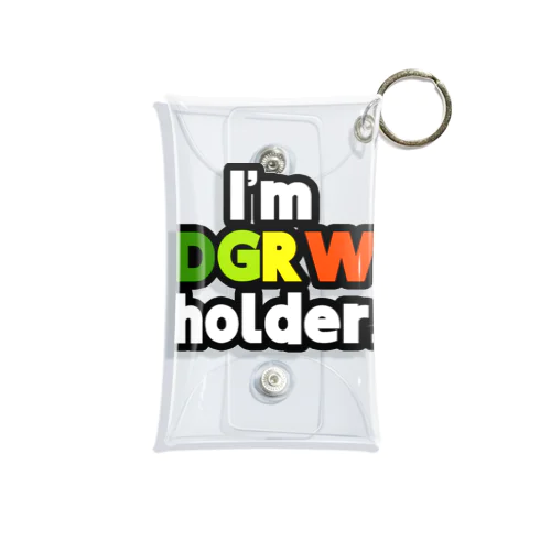 I'm DGRW holder. ミニクリアマルチケース