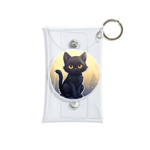 黒猫ちも３ Mini Clear Multipurpose Case