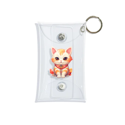 縁起猫 Mini Clear Multipurpose Case