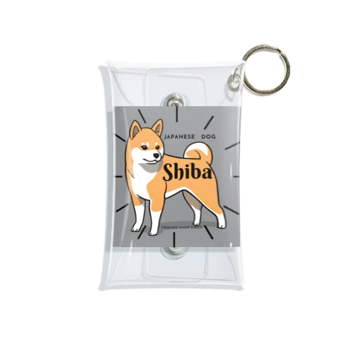 ジャパニーズわんこShiba Mini Clear Multipurpose Case