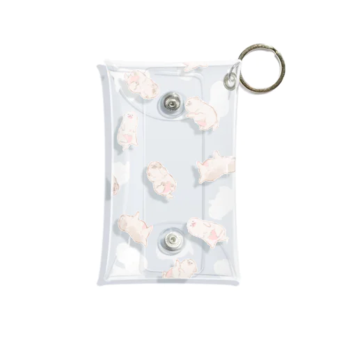 赤ちゃんポメラニアンがいっぱい！ Mini Clear Multipurpose Case