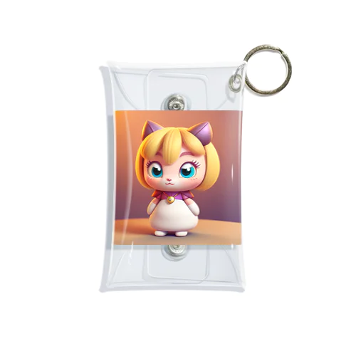 かわいい3Dキャラのグッズ Mini Clear Multipurpose Case