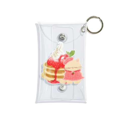 プーミーちゃんといちごのパンケーキ Mini Clear Multipurpose Case