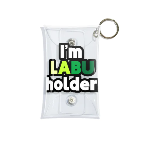 I'm LABU holder. ミニクリアマルチケース