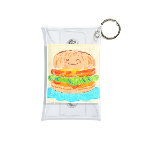 バーガーくん Mini Clear Multipurpose Case