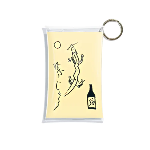 酒好きの辰ちゃん‼️ 미니 투명 동전 지갑