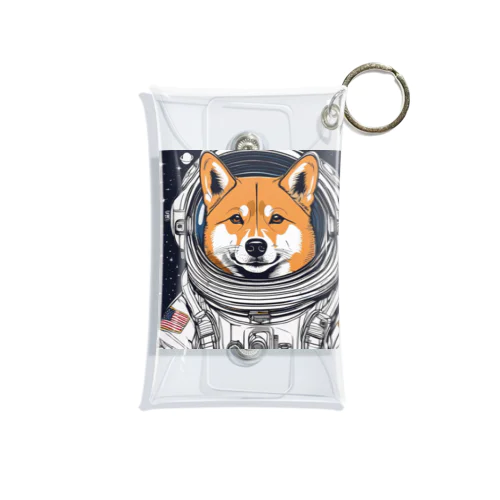 柴犬宇宙へ行く Mini Clear Multipurpose Case