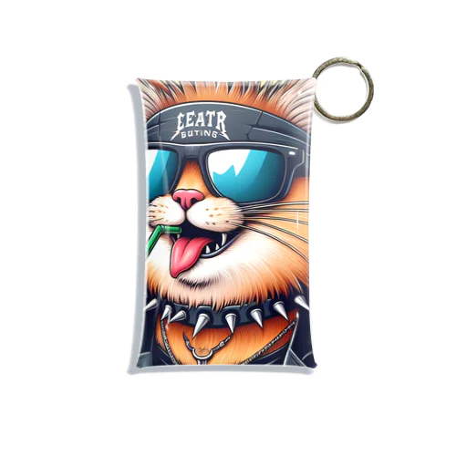 ヘビーメタルな猫のグッズ Mini Clear Multipurpose Case