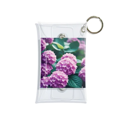 アジサイの球状の花房 Mini Clear Multipurpose Case