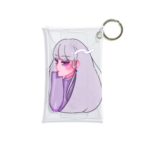 むらさきちゃん💜 Mini Clear Multipurpose Case