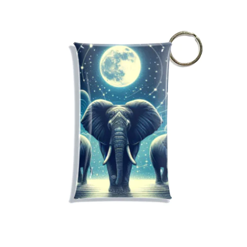 Night  Elephant Symphonic Mini Clear Multipurpose Case