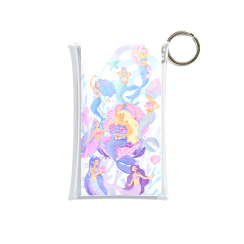 RiRi - Mermaid Celebration  Mini Clear Multipurpose Case