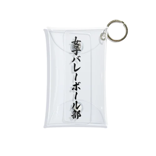 女子バレーボール部 Mini Clear Multipurpose Case