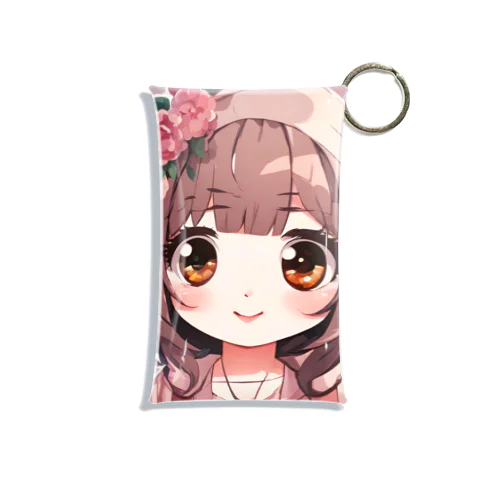 かわいい女の子 Mini Clear Multipurpose Case