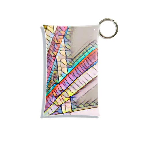 【Abstract Design】No title - Mosaic🤭 Mini Clear Multipurpose Case