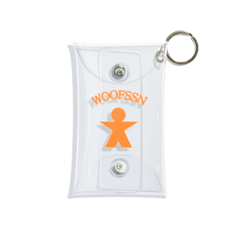 woofssn orange Mini Clear Multipurpose Case