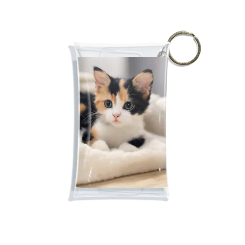 愛らしい子猫ちゃん Mini Clear Multipurpose Case