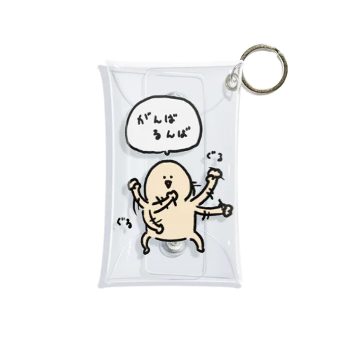 がんばるんばくん Mini Clear Multipurpose Case