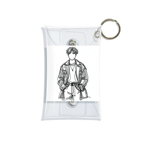 線画の人 Mini Clear Multipurpose Case