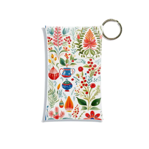 花の詩カップ(The Flower Poetry Cup) Mini Clear Multipurpose Case