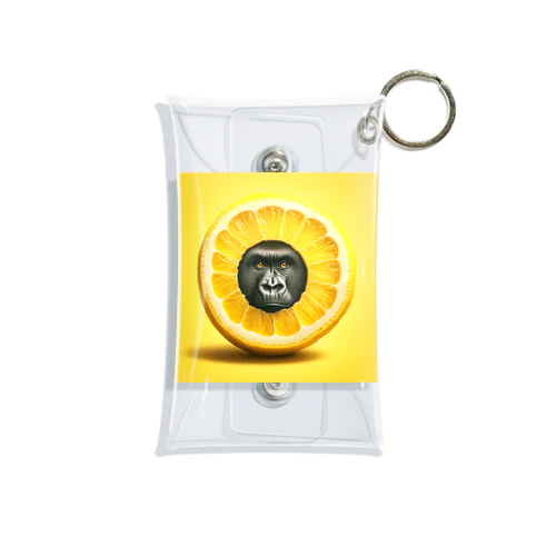 The Mighty Gorilla Lemon  Mini Clear Multipurpose Case