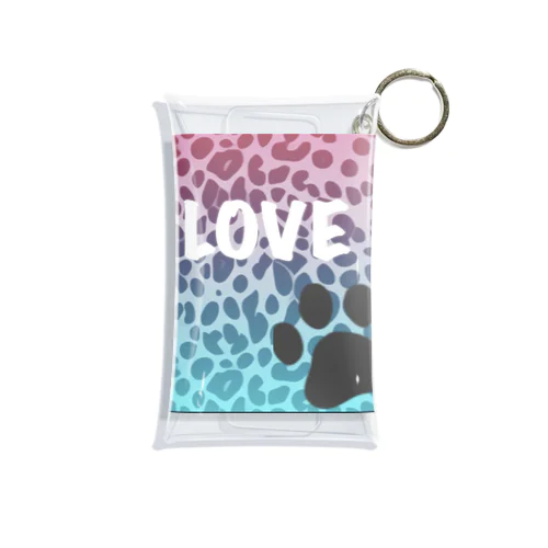 豹柄LOVE🐾シリーズ Mini Clear Multipurpose Case