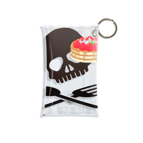 I love sweets! スイーツスカル Mini Clear Multipurpose Case