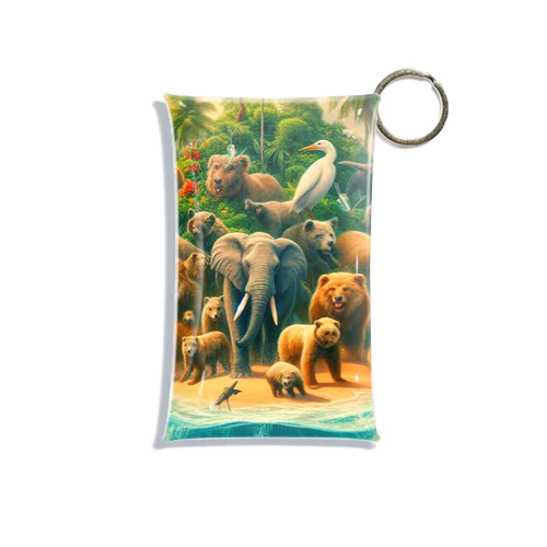 動物達の楽園物語 Mini Clear Multipurpose Case