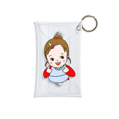 みいちゃん（エプロン） Mini Clear Multipurpose Case