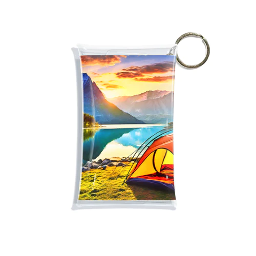 キャンプファッション -Sunrise- Mini Clear Multipurpose Case