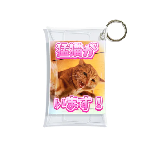 ねぇね（猛猫） Mini Clear Multipurpose Case