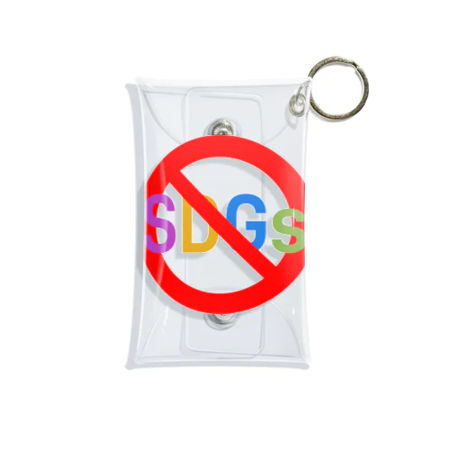 STOP！ SDGs Mini Clear Multipurpose Case