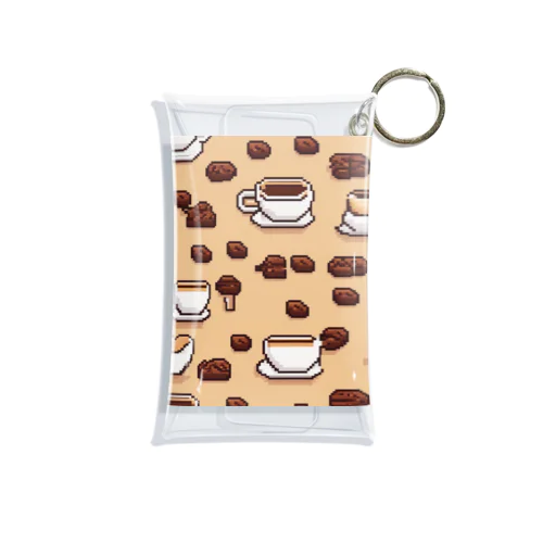 コーヒー達 Mini Clear Multipurpose Case